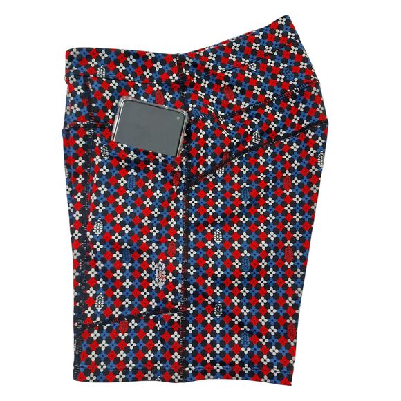 Free People Movement Shorts Womens Small Black Combo Odessa Print High Waist Gym - Picture 5 of 10